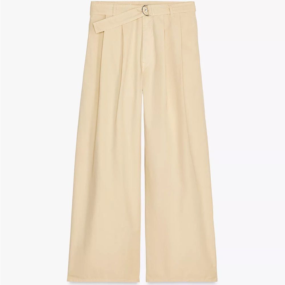 ZARA PLEATED BELTED PANTS - Picture 2 of 7